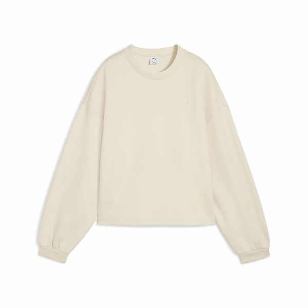 PUMA Sweatshirt "Wardrobe Essentials Oversized Sweatshirt Damen" günstig online kaufen