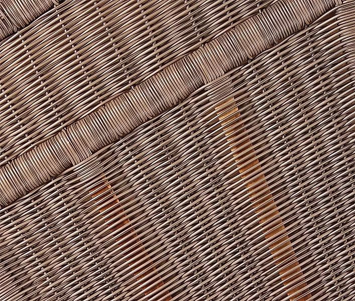 Strandkorb Spiekeroog Teak PE grey Dessin 584 günstig online kaufen