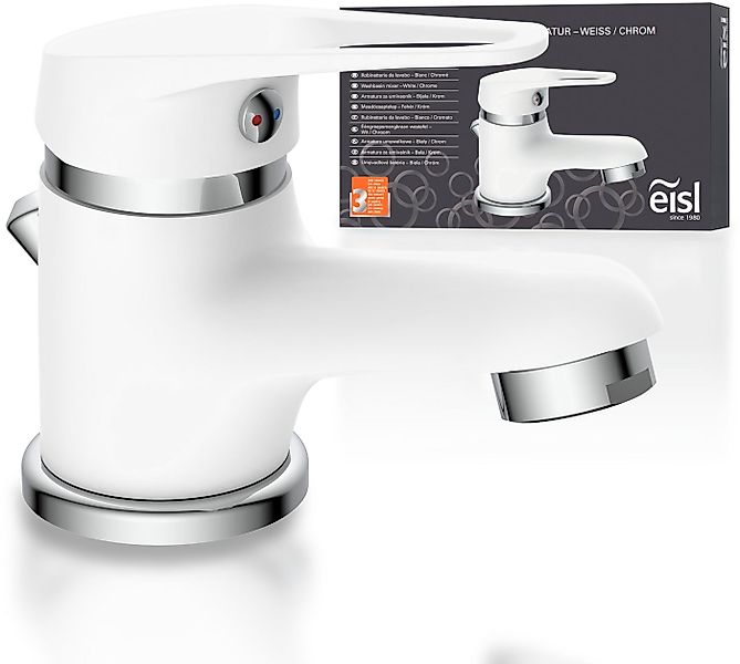 Eisl Waschtischarmatur SPEED mit Zugstange, Ablaufgarnitur, Mischbatterie, günstig online kaufen