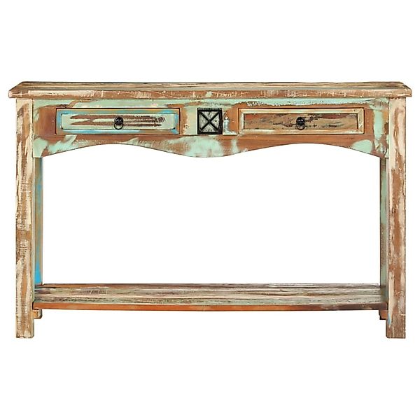 vidaXL Konsolentisch 120x40x75 cm Altholz Massiv günstig online kaufen