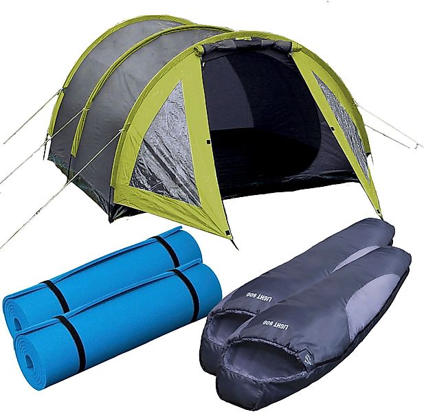EXPLORER Tunnelzelt Campingset 5-teilig, 1 Zelt günstig online kaufen
