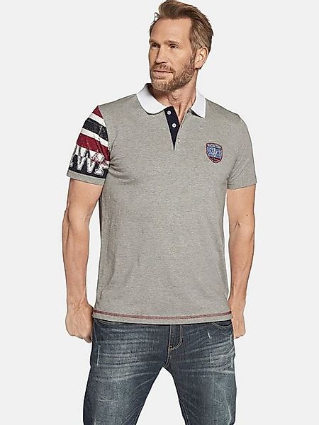 Jan Vanderstorm Poloshirt DAGINO mit Flaggendruck günstig online kaufen