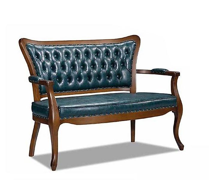 JVmoebel Sofa Grün Luxus 2-Sitzer Wohnzimmer Chesterfield Bank Designer Sit günstig online kaufen