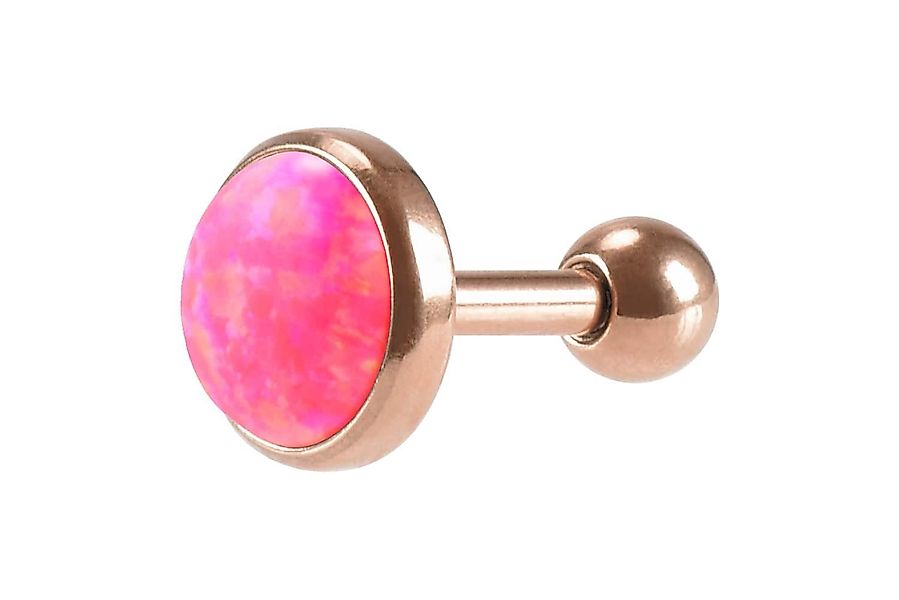 PIERCINGLINE Single-Ohrstecker Chirurgenstahl Ohrpiercing SYNTHETISCHER OPA günstig online kaufen