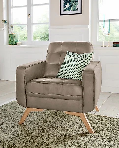 exxpo - sofa fashion Sessel »Fiord, Loungesessel«, aktuelles Design, tolle günstig online kaufen