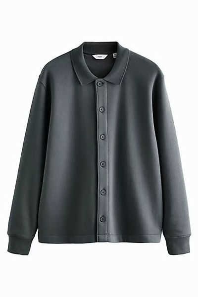 Next Hemdjacke Durchgeknöpfte Jersey-Hemdjacke mit Baumwollanteil (1-St) günstig online kaufen