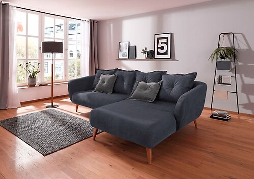 Home affaire Ecksofa »Baggio formschöne Polsterecke, bequem, Breite 277cm, günstig online kaufen