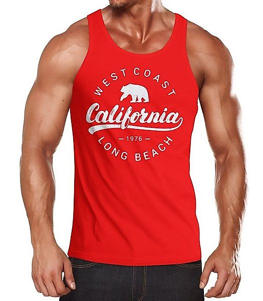 Neverless Tanktop Herren Tank-Top California Republic Muskelshirt Muscle Sh günstig online kaufen