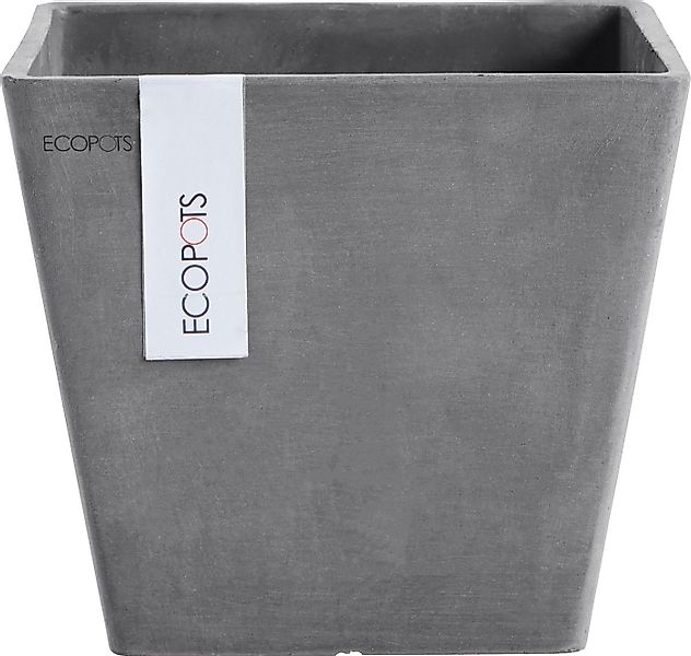 ECOPOTS Blumentopf ROTTERDAM Grey, BxTxH: 20x20x17,5 cm günstig online kaufen