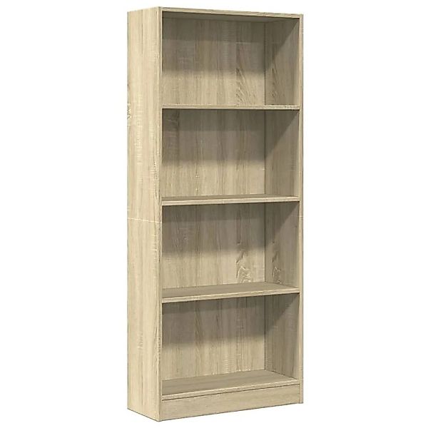 vidaXL Bücherregal Sonoma-Eiche 60x24x143 cm Holzwerkstoff 857814 günstig online kaufen