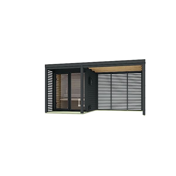 Chillroi Saunahaus Angelus M Inklusive Anbau und Saunaofen Integriert Steue günstig online kaufen