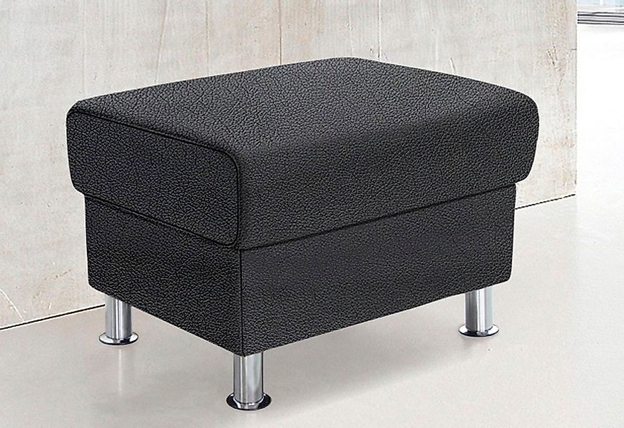 TRENDMANUFAKTUR Hocker "Rondo, Polsterhocker zur Serie, Breite 67 cm, Füße günstig online kaufen