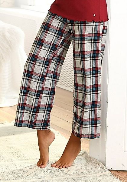 s.Oliver Pyjamahose im Allover-Muster mit elastischem Bund günstig online kaufen