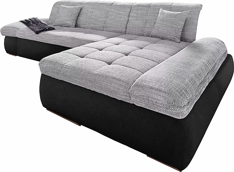 DOMO collection Ecksofa »PB Moric wahlweise mit Bettfunktion + Armteilverst günstig online kaufen