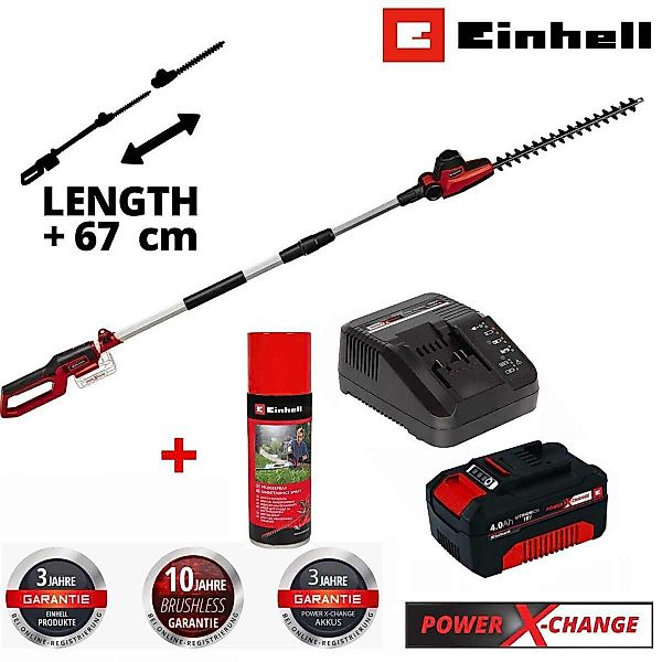 Einhell Akku-Heckenschere Teleskop-Heckenschere GC-HH 18/45 Li günstig online kaufen
