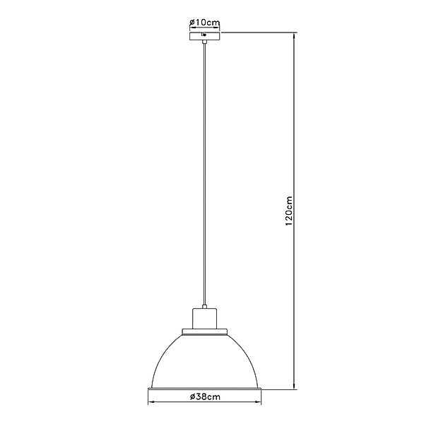 Brilliant Pendelleuchte Erena 38 cm Hellgrün günstig online kaufen