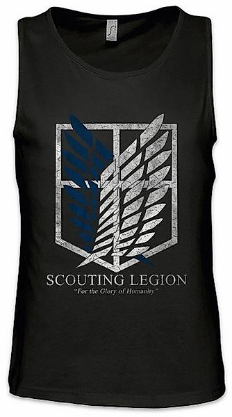 Urban Backwoods Tanktop Scouting Legion Ärmelloses T-Shirt Attack On Logo S günstig online kaufen