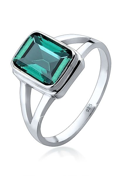 Elli Fingerring Neuheit Solitär Quarz Grün günstig online kaufen
