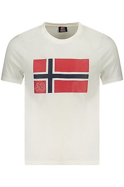 NORWAY 1963 T-Shirt Herren T-Shirt aus Norwegen 1963: Weiß, Rundhals günstig online kaufen