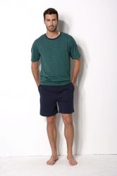 le jogger Pyjama 2 Stück, 4 Stk. tlg., Schlafanzug im Streifendesign günstig online kaufen