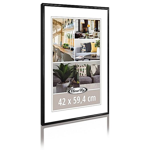 Close Up Bilderrahmen Posterrahmen 42 x 59,4 cm DIN A2 Kunststoff schwarz günstig online kaufen
