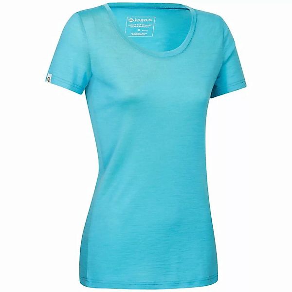 Kaipara - Merino Sportswear Rundhalsshirt Merino Shirt Damen Kurzarm Slimfi günstig online kaufen