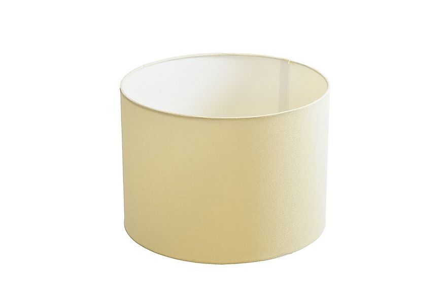 B&S Lampenschirm Lampenschirm Ø 20 x 15 cm creme Zylinderförmig günstig online kaufen