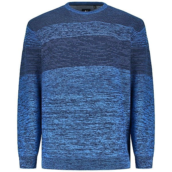 Hajo Pullover aus Baumwolle Farbe blau Größe: 5XL günstig online kaufen