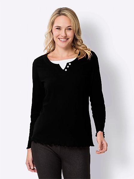 2-in-1-Shirt "Langarm-Shirt" 1 Stk. tlg. günstig online kaufen