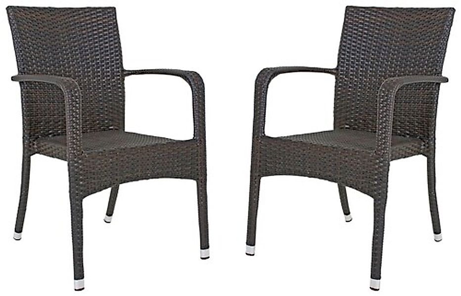 Garden Pleasure Stapelstuhl »LONDON« (Set) 2 Stk.2er Set, auch für die Gast günstig online kaufen