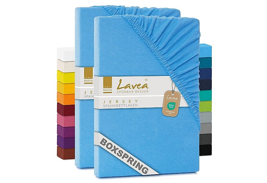 Lavea Spannbettlaken Bettlaken Maya, 180x200cm, 200x200cm, 140x200cm, 160x2 günstig online kaufen
