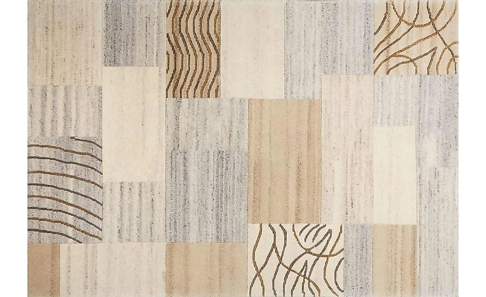 THEKO Wollteppich  Nakarta ¦ grau ¦ Wolle ¦ Maße (cm): B: 250 H: 1 Teppiche günstig online kaufen