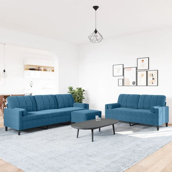 vidaXL Sofa 3-tlg. Sofagarnitur mit Kissen günstig online kaufen