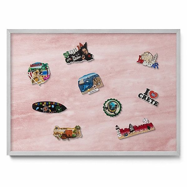 Tulup Magnettafel Metalltafel für Magnete Pastellfarbene Felsstruktur 70x50 günstig online kaufen