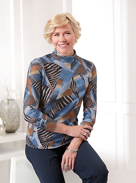 Classic Stehkragenshirt "Winter-Shirt", (1 tlg.) günstig online kaufen