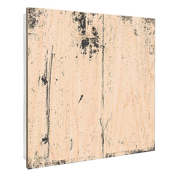 Banjado Großer Schlüsselbox Holz 30x30cm Weiß Scharnier Rechts 50 Haken Sch günstig online kaufen
