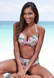 s.Oliver Push-Up-Bikini-Top "Azalea" mit tropischem Druck günstig online kaufen