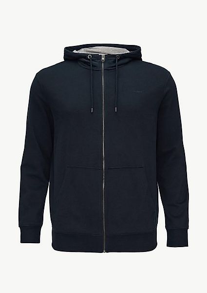 s.Oliver Allwetterjacke Sweatshirt-Jacke mit Kapuze und Logo Logo günstig online kaufen