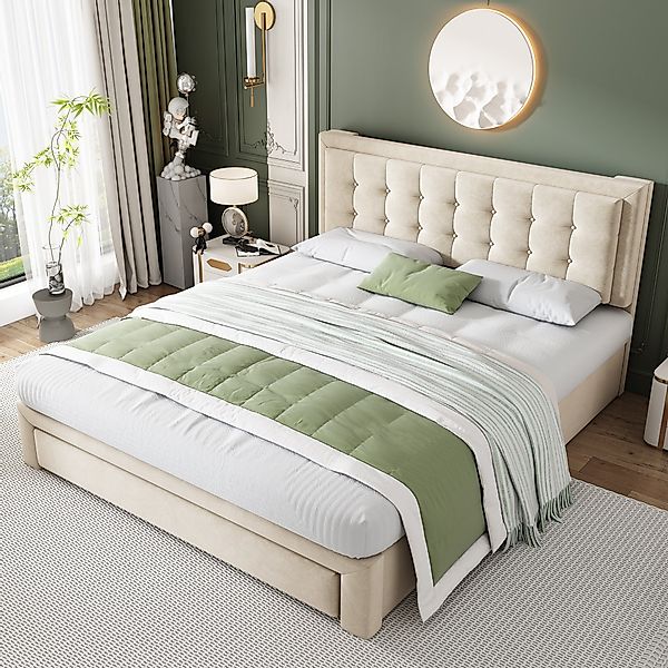 HAUSS SPOLE Polsterbett 180x200cm Hydraulisch Bett günstig online kaufen