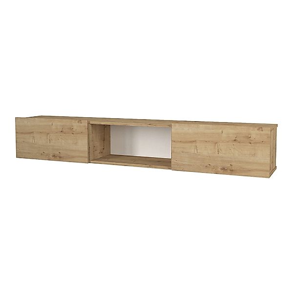 en.casa Lowboard, »Paltamo« Fernsehschrank 180x31x29,5cm Eiche günstig online kaufen