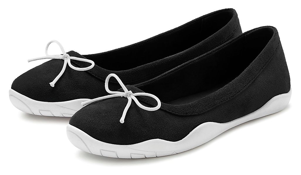 LASCANA Ballerina leichter Freizeitschuh,Sneaker,Slipper,Halbschuh, flache günstig online kaufen