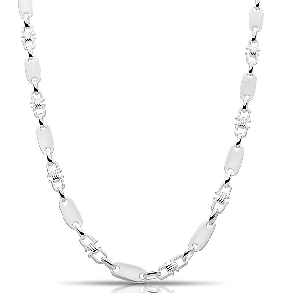 Tony Fein Silberkette Plattenkette 8 mm günstig online kaufen
