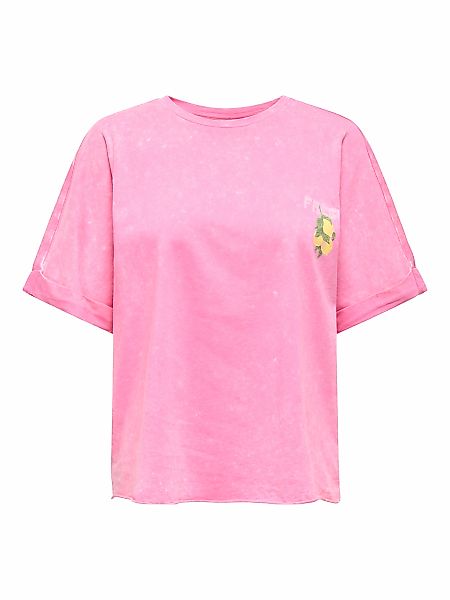 ONLY Kurzarmshirt "ONLMINNA LIFE S/S PRINT TOP CS JRS" mit Print auf der Vo günstig online kaufen