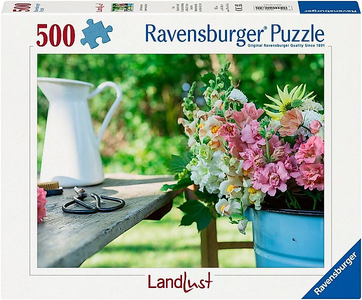 Ravensburger Puzzle Sommerbunte Löwenmäulchen, 500 Puzzleteile, Made in Ger günstig online kaufen