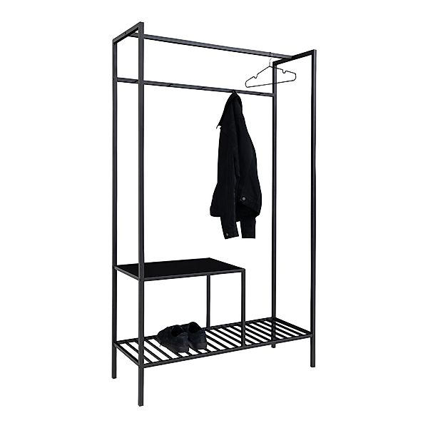 House Nordic Garderobenständer in Schwarz, Melamin günstig online kaufen