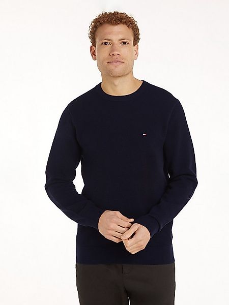 Tommy Hilfiger Rundhalspullover ESSENTIAL STRUCTURE CREW NECK mit Struktur günstig online kaufen