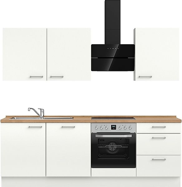 nobilia Küchenzeile ""Laser II", Ausrichtung wählbar, Breite 240 cm" vormon günstig online kaufen