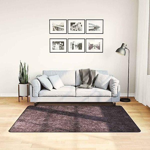 furnicato Teppich Waschbar Anthrazit 120x170 cm günstig online kaufen