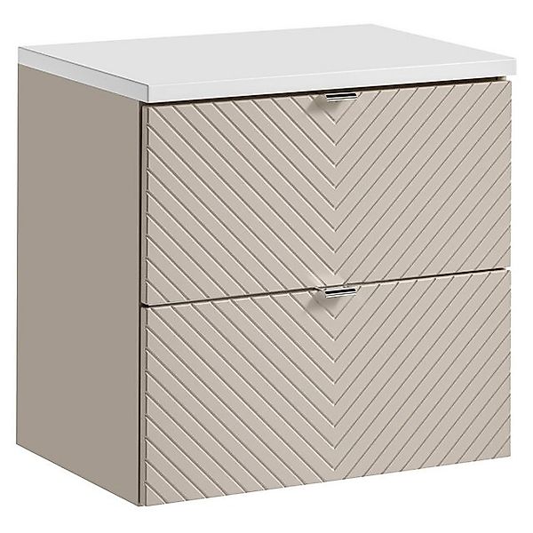 Lomadox Waschbeckenschrank VERACRUZ-56 Waschtischunterschrank, 60cm, kaschm günstig online kaufen