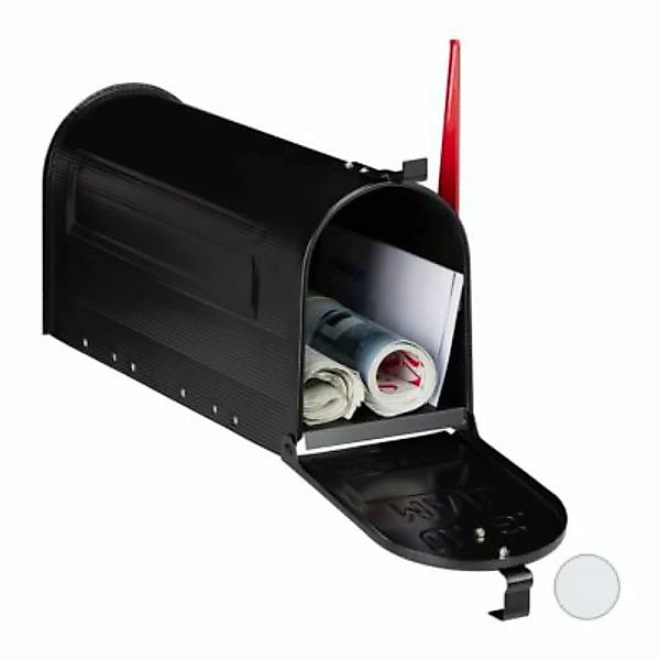 relaxdays US Mailbox Postkasten schwarz günstig online kaufen